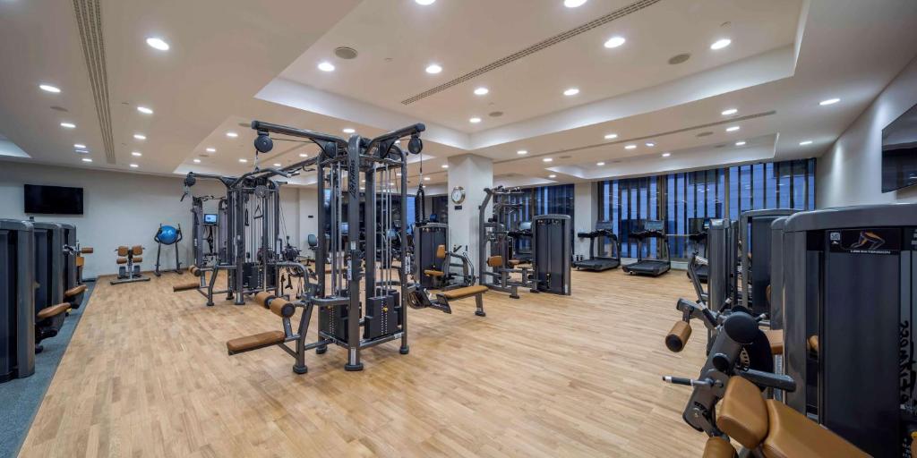 Γυμναστήριο ή/και όργανα γυμναστικής στο Hilton Podgorica Crna Gora