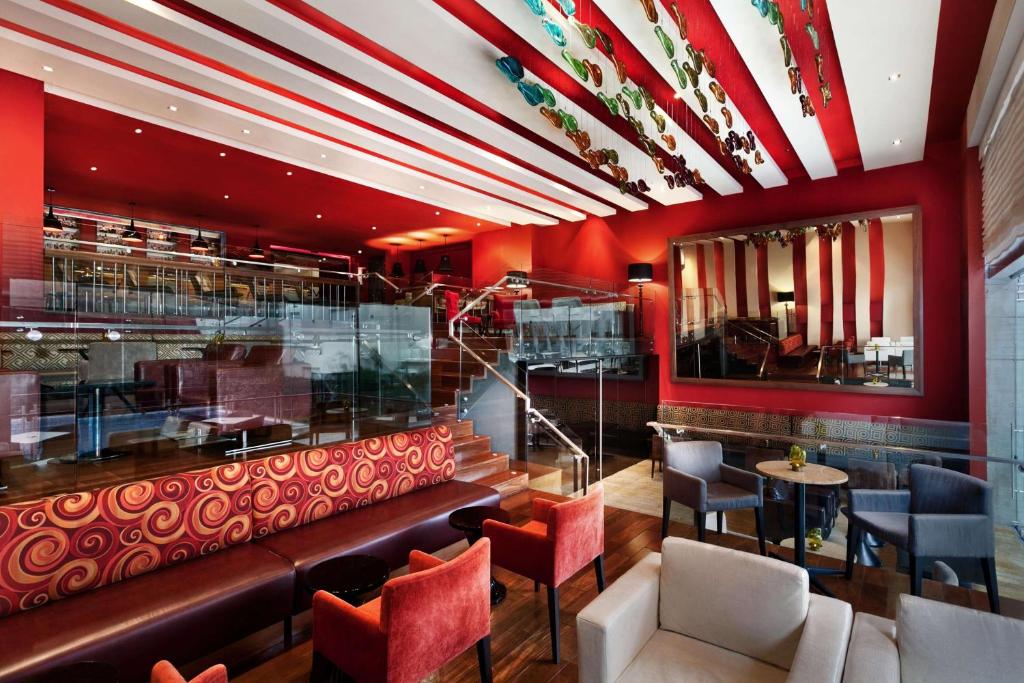 Posezení v ubytování Hilton Bogotá