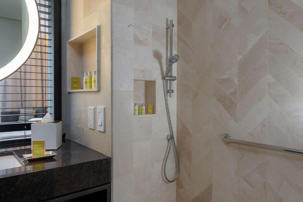 Koupelna v ubytování Hilton Guadalajara Midtown