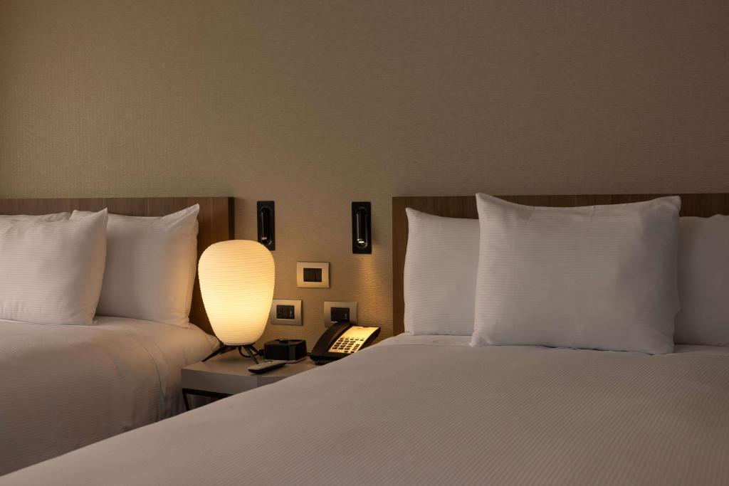Postel nebo postele na pokoji v ubytování Hilton Garden Inn Lima Miraflores