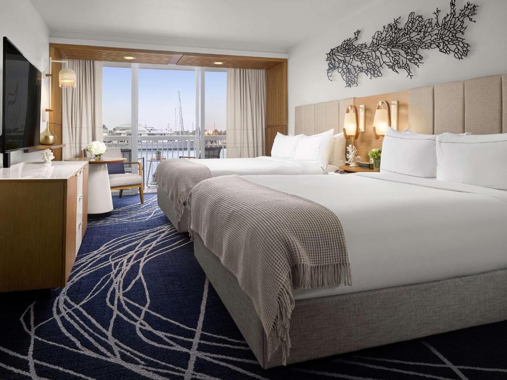 Hilton Fort Lauderdale Marina - Double Room With Two Double Beds And Balcony