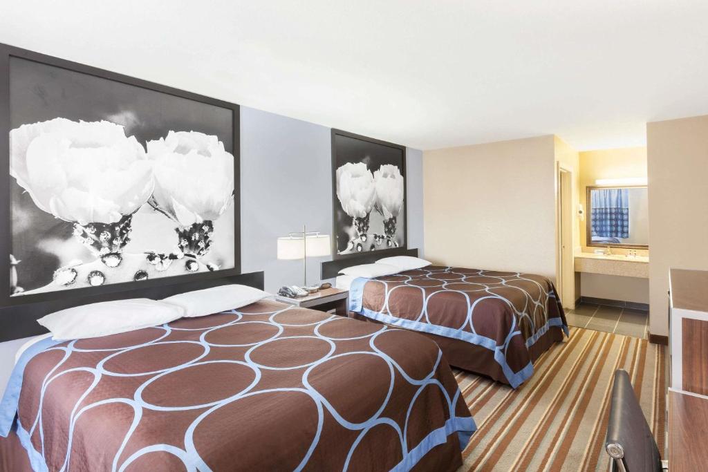 Super 8 by Wyndham Kingsville - Sala Matrimoniali Con Due Letti Queeni - Fumo
