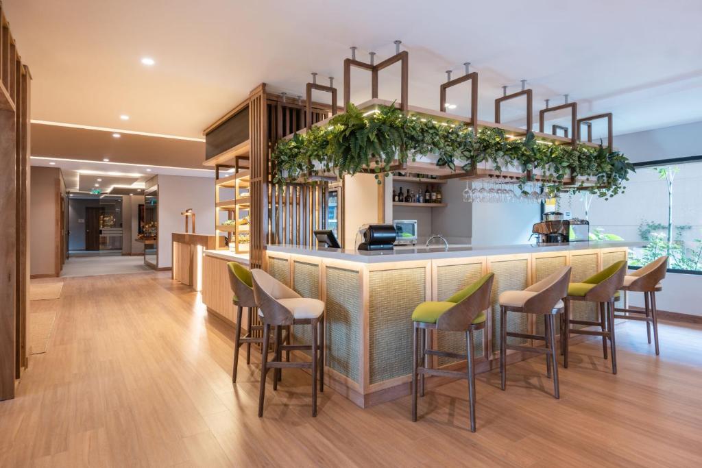 Kuchyň nebo kuchyňský kout v ubytování Fairfield by Marriott Medellin Sabaneta
