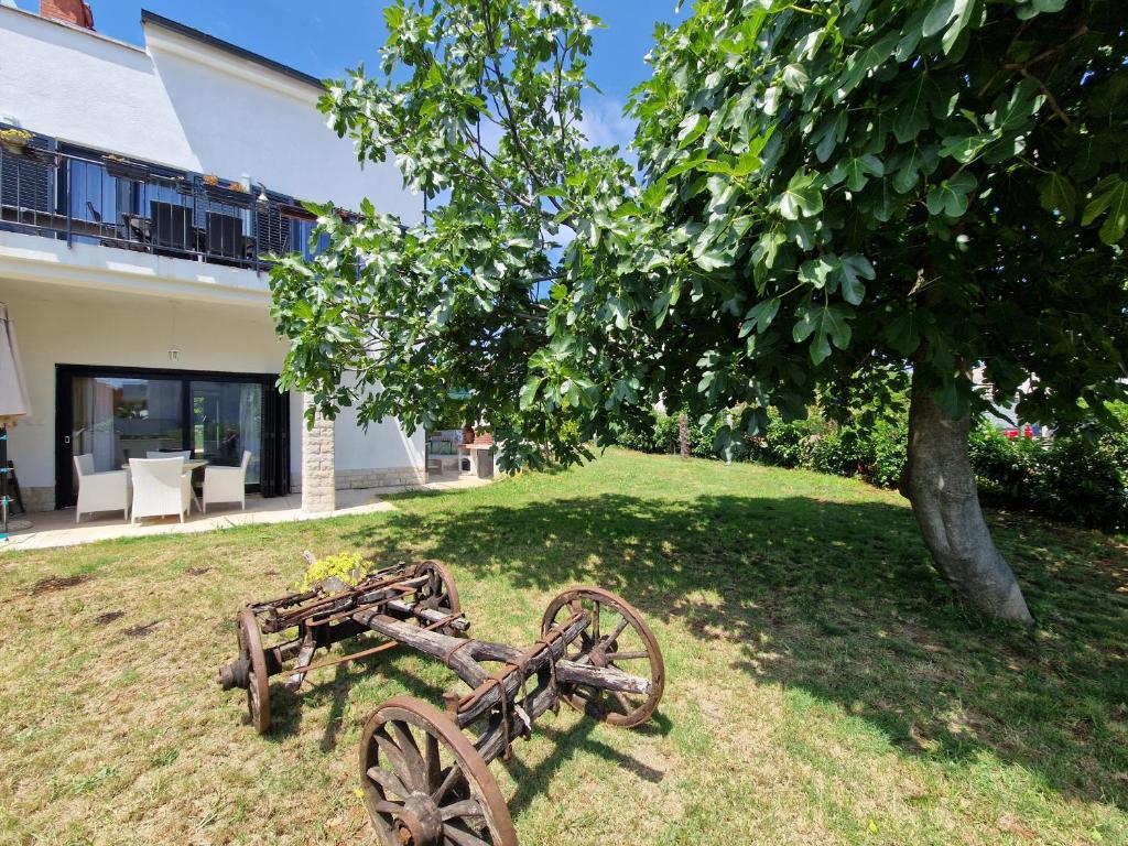 Vonkajšia záhrada v ubytovaní House Viola