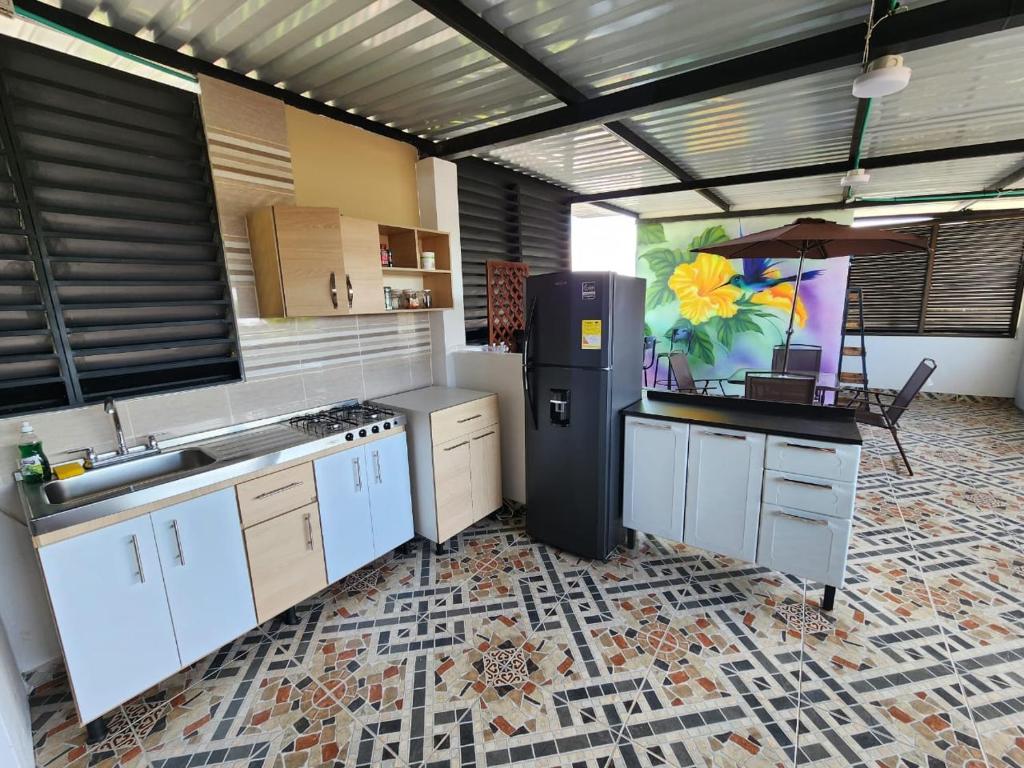 Dapur atau dapur kecil di Como en casa 2