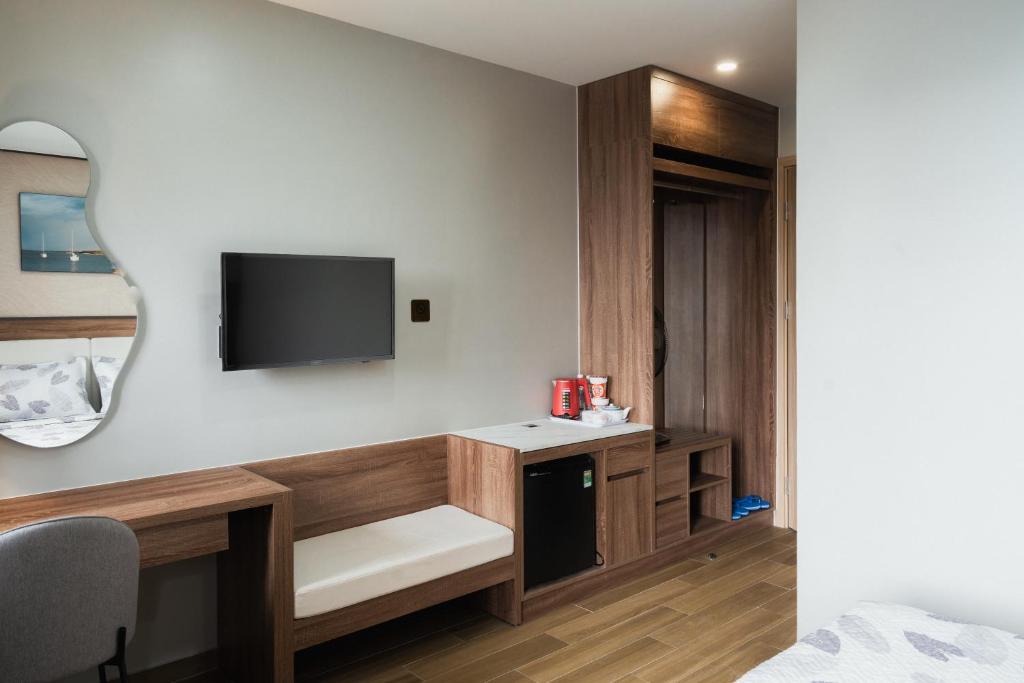 TV/trung tâm giải trí tại Thảo Nguyên House