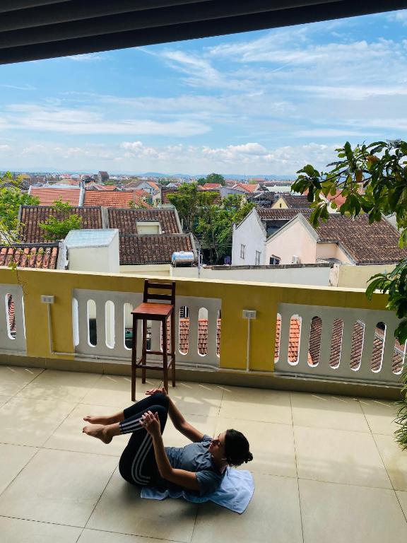 Balkón nebo terasa v ubytování THE VIEW HOMESTAY HỘI AN