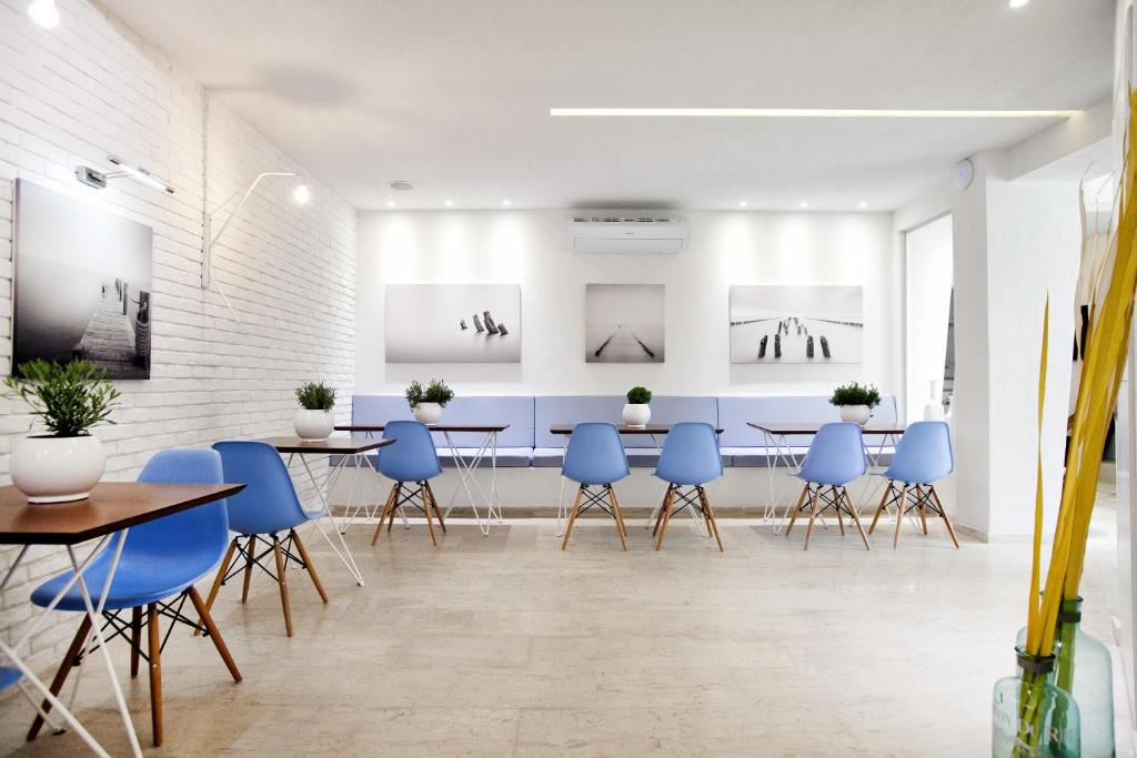 Posezení v ubytování Privée Santorini