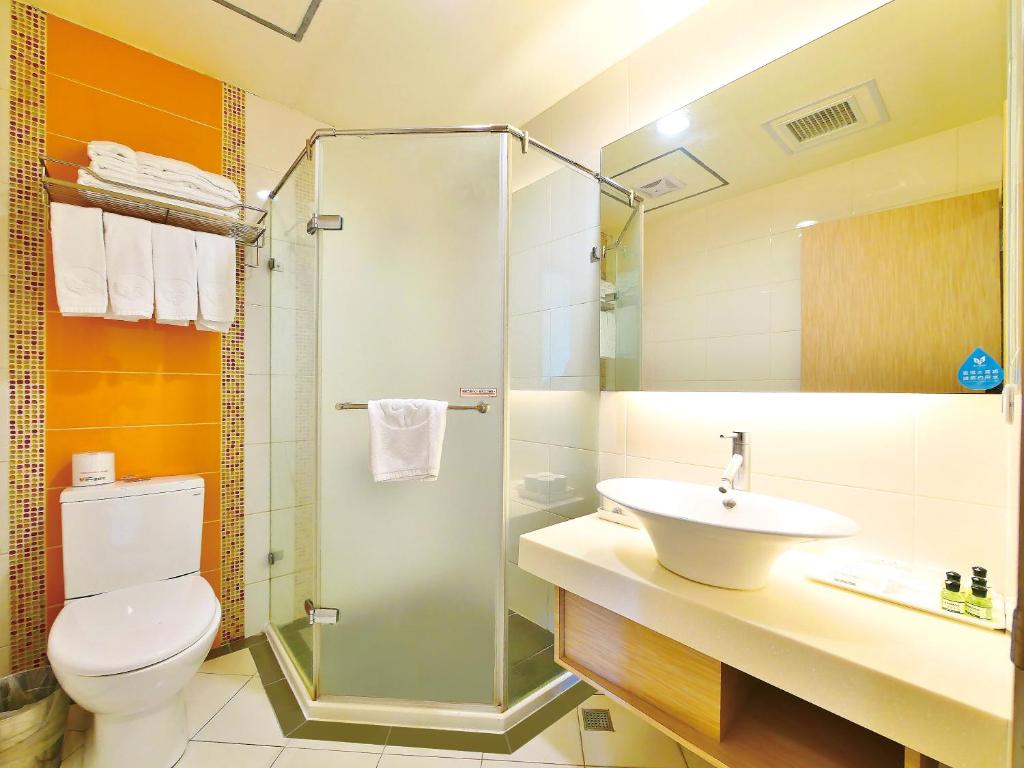 Koupelna v ubytování Uni-Resort Mawutu