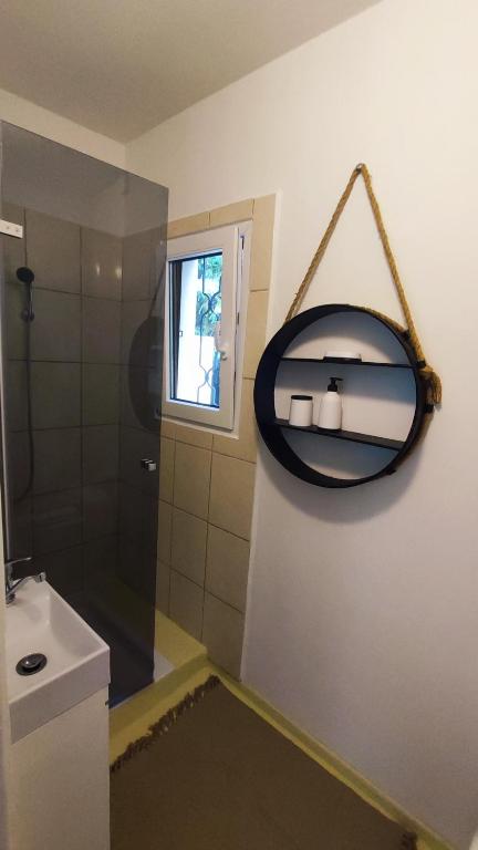 Koupelna v ubytování Na samotě u lesa