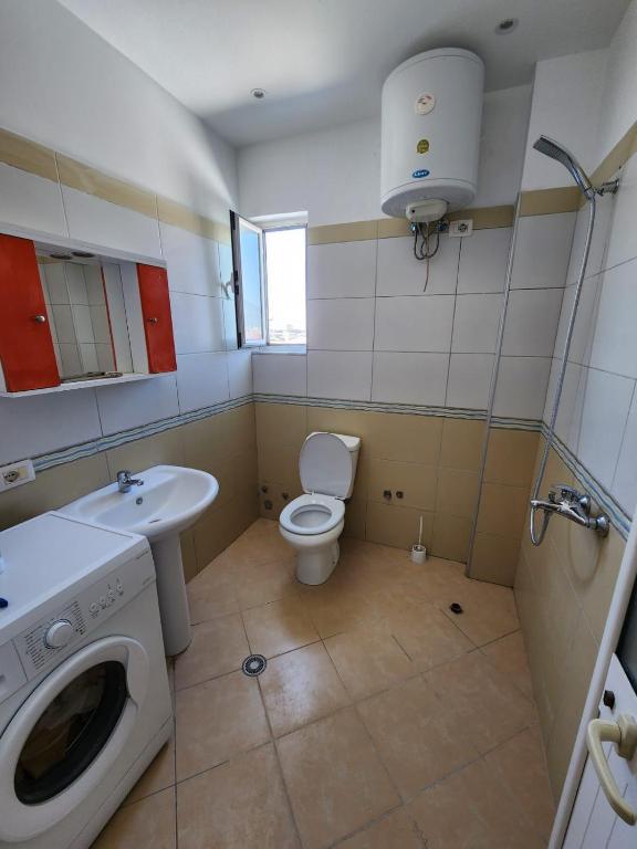 Koupelna v ubytování Tirana Class House