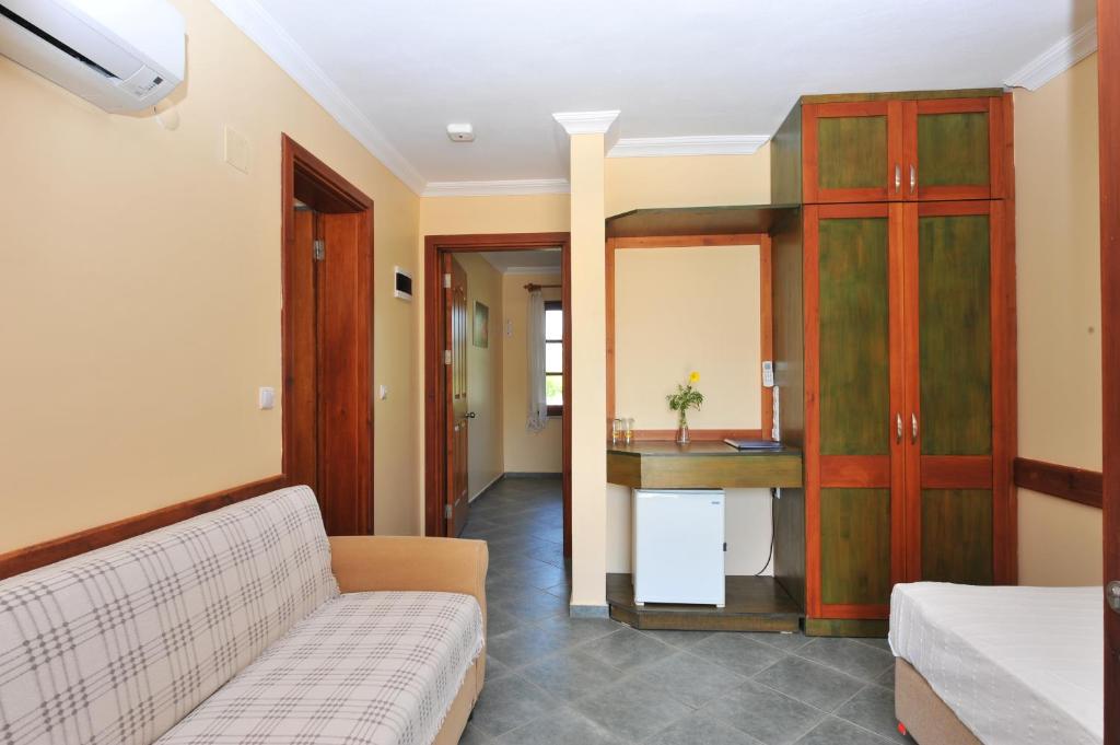 Posezení v ubytování Grenadine Lodge