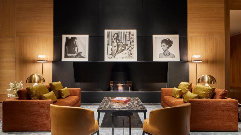 Posezení v ubytování Bvlgari Hotel Tokyo