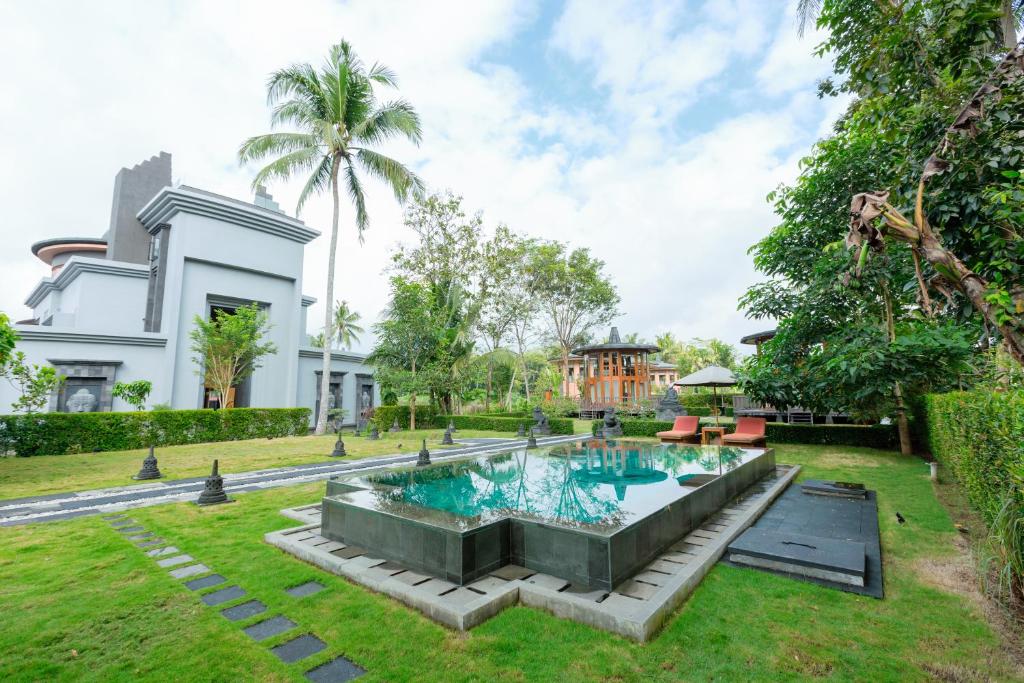 Zahrada ubytování Hotel Le Temple Borobudur