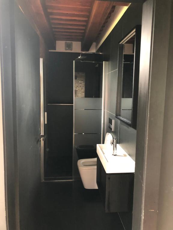 Phòng tắm tại Záhradný domček