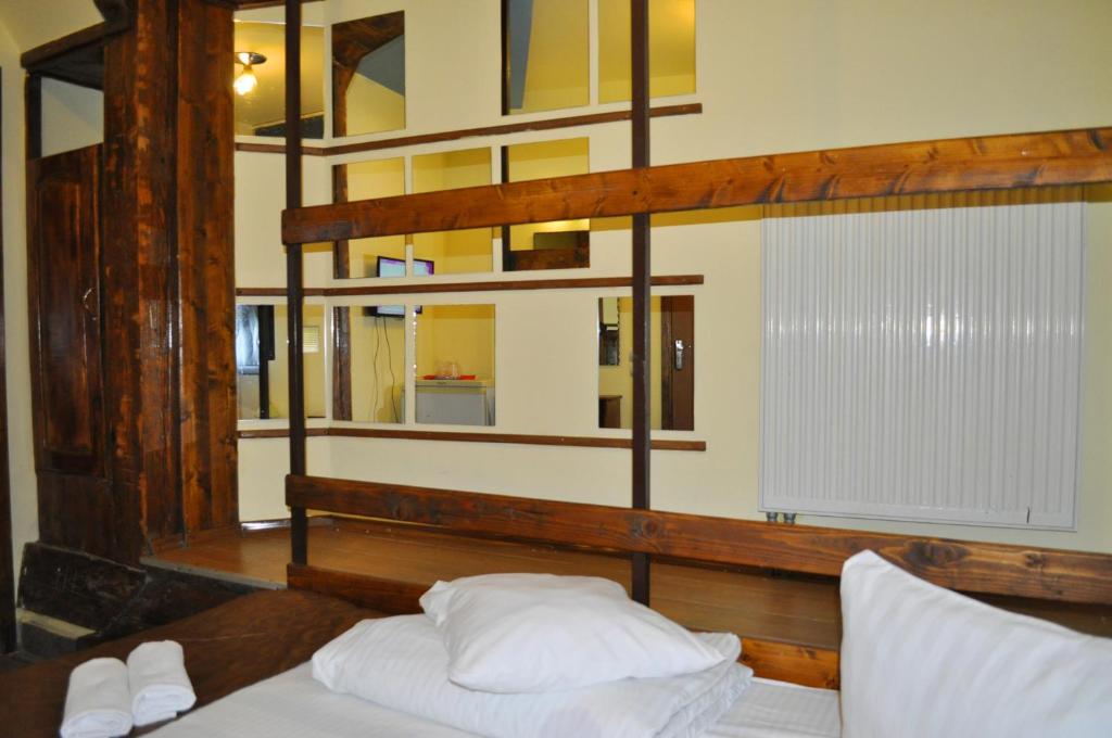 Postel nebo postele na pokoji v ubytování Pension Flamingo