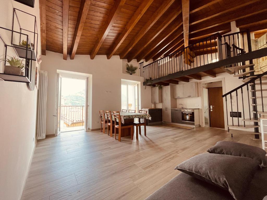 Posezení v ubytování Lake House