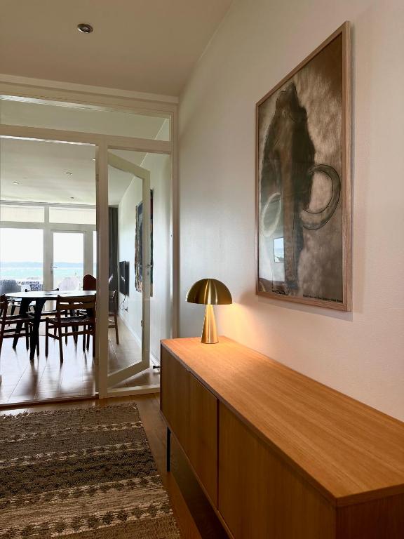 Posezení v ubytování Langhoff & Juul Boutique Hotel og Restaurant
