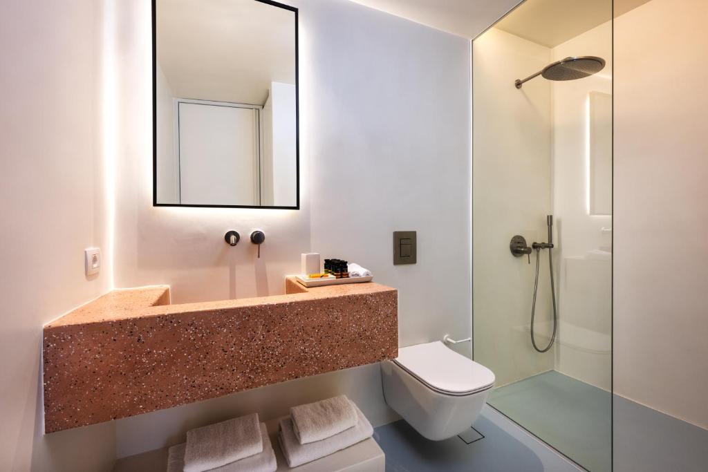 Koupelna v ubytování Viva Nove Suites