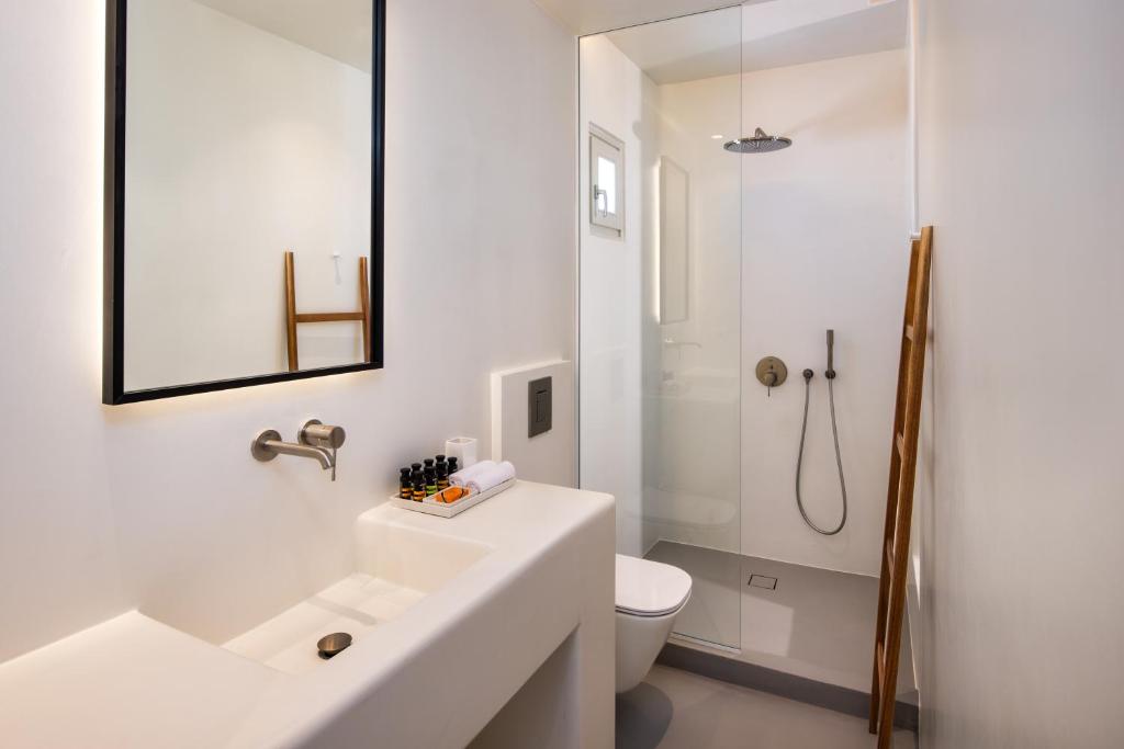 Koupelna v ubytování Viva Nove Suites