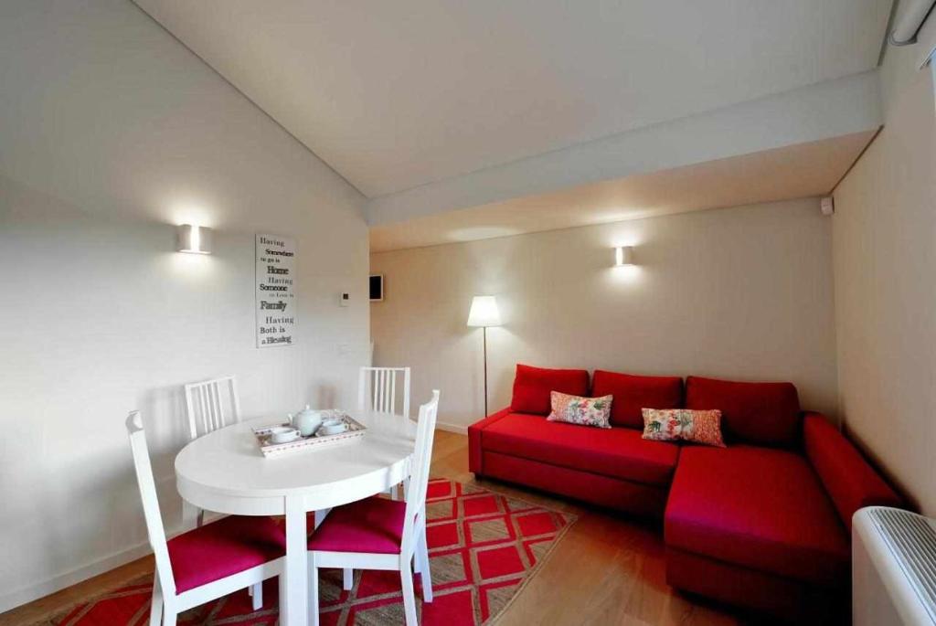 Uma área de estar em Casas do Ermo - Ermo Villas