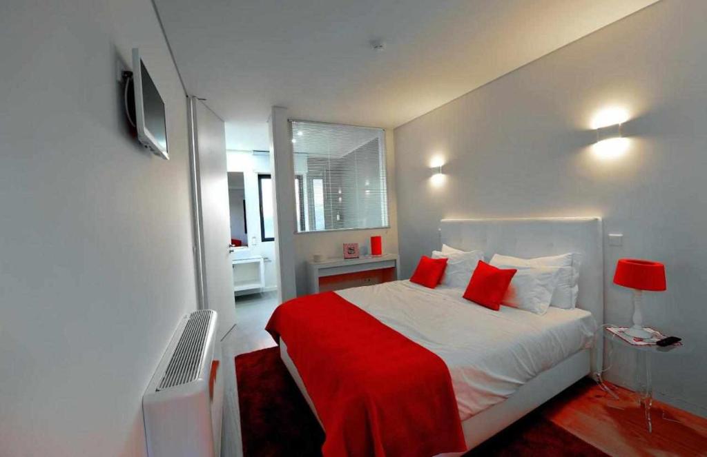 Cama ou camas em um quarto em Casas do Ermo - Ermo Villas