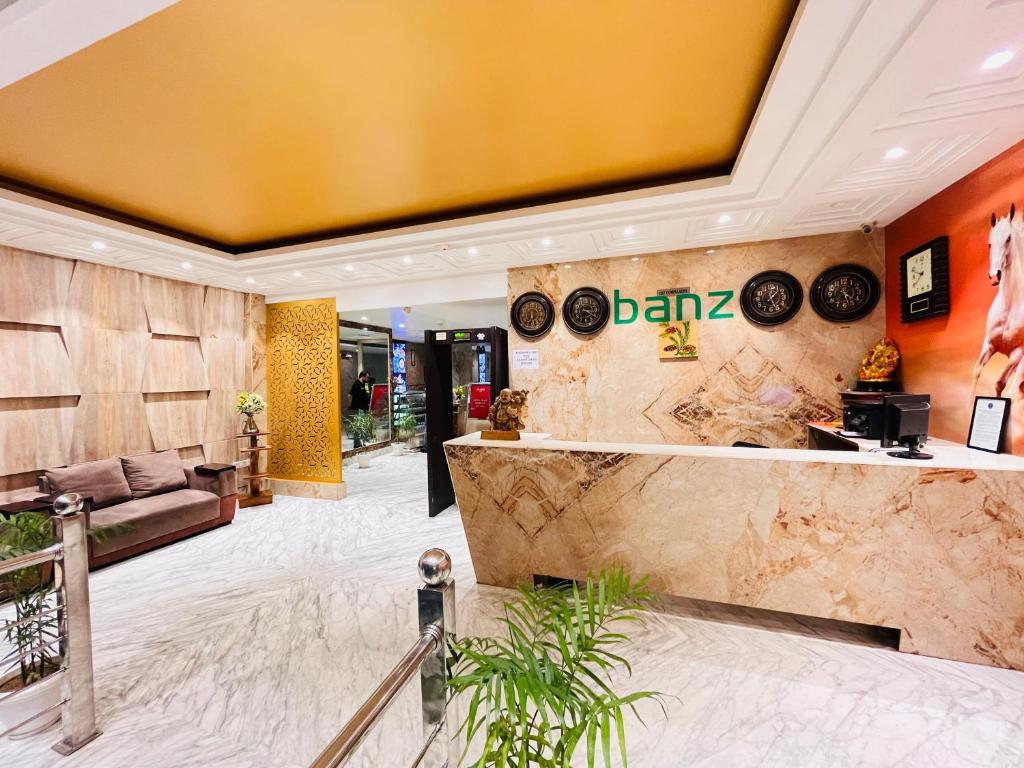 Vstupní hala nebo recepce v ubytování Hotel Banz Near Indira Gandhi Airport Delhi