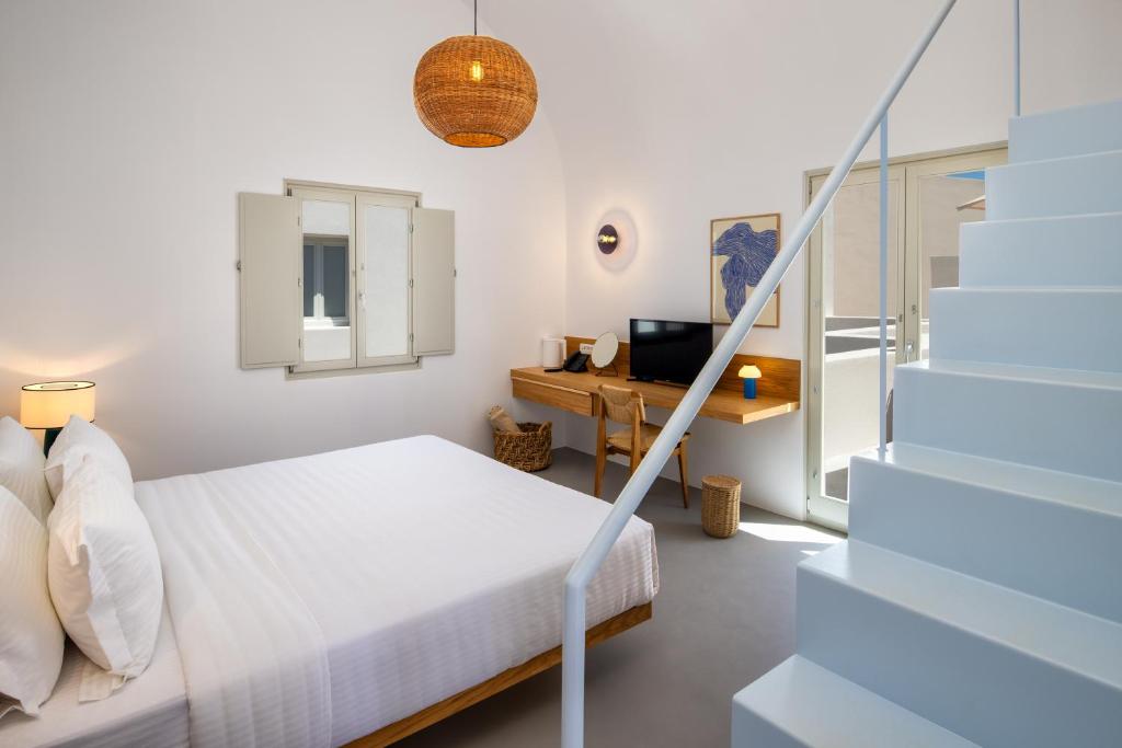 Postel nebo postele na pokoji v ubytování Viva Nove Suites