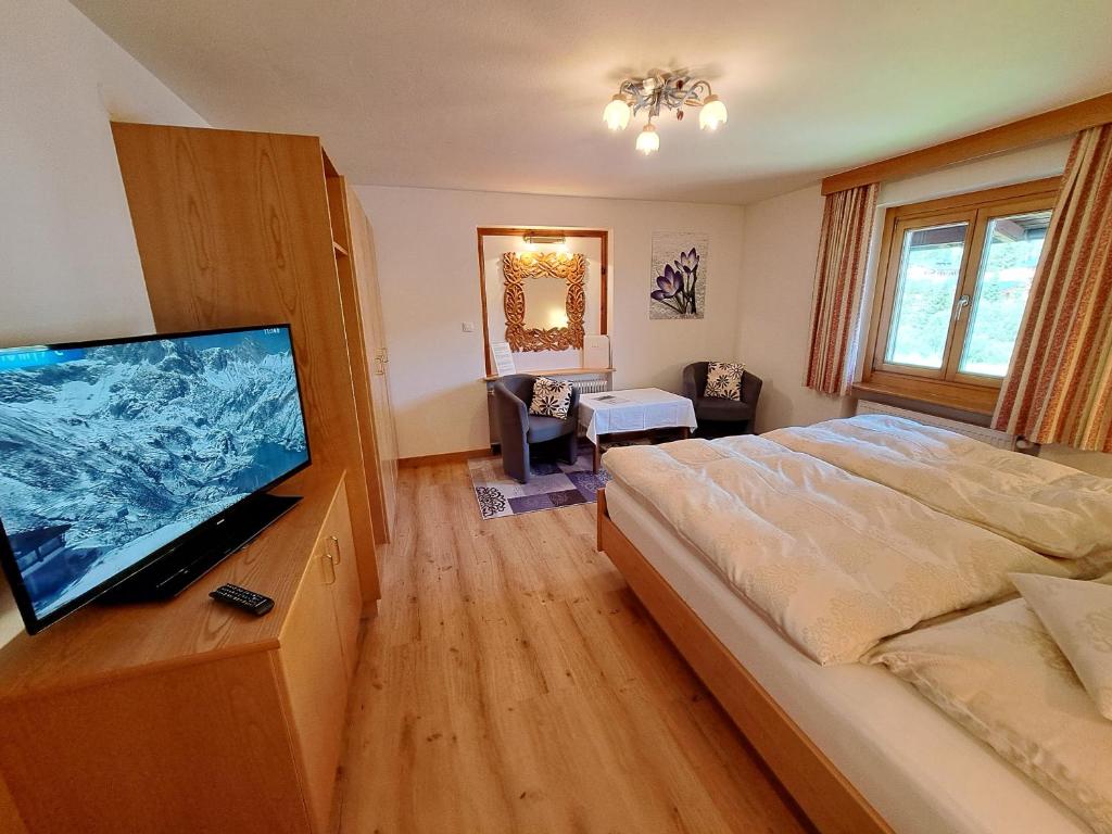 Postel nebo postele na pokoji v ubytování Pension Mallaun