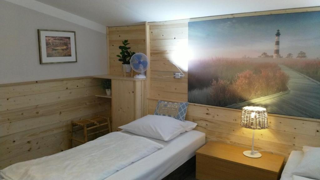 Postel nebo postele na pokoji v ubytování Reiterhof Müller