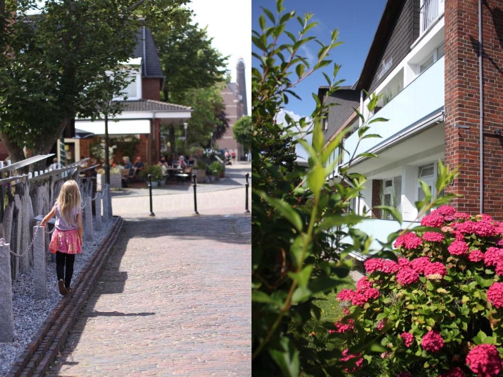 Zahrada ubytování Inselbutze Borkum