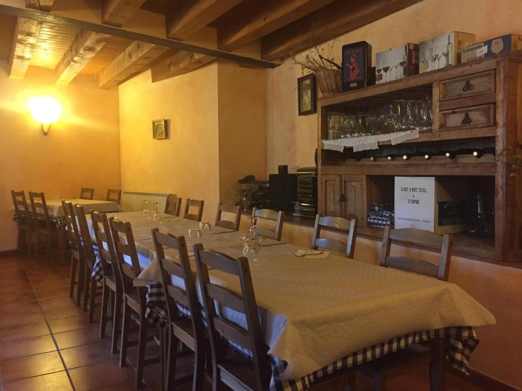 Restaurace v ubytování Lo Paller de Roc