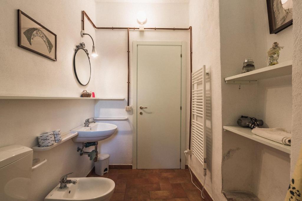 Koupelna v ubytování Borgo De Salaioli