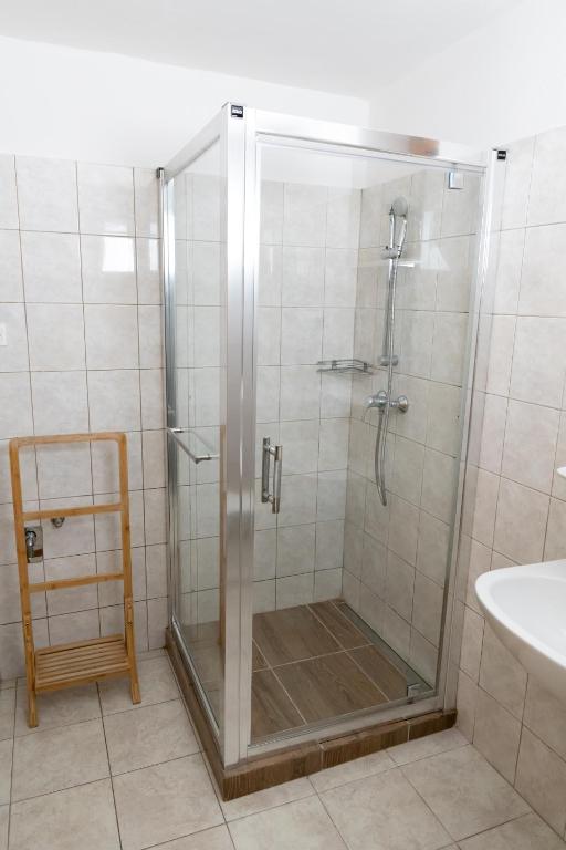 Kúpeľňa v ubytovaní Liszt Apartman