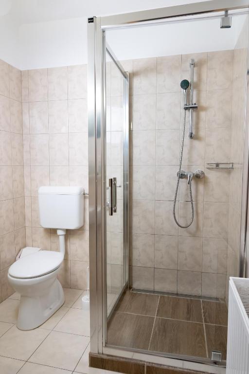 Kúpeľňa v ubytovaní Liszt Apartman
