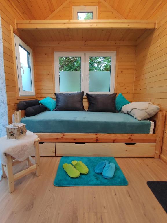 Posezení v ubytování Mobile Tinyhouse 2 by Wolfsberger