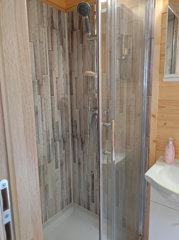 Koupelna v ubytování Mobile Tinyhouse 2 by Wolfsberger
