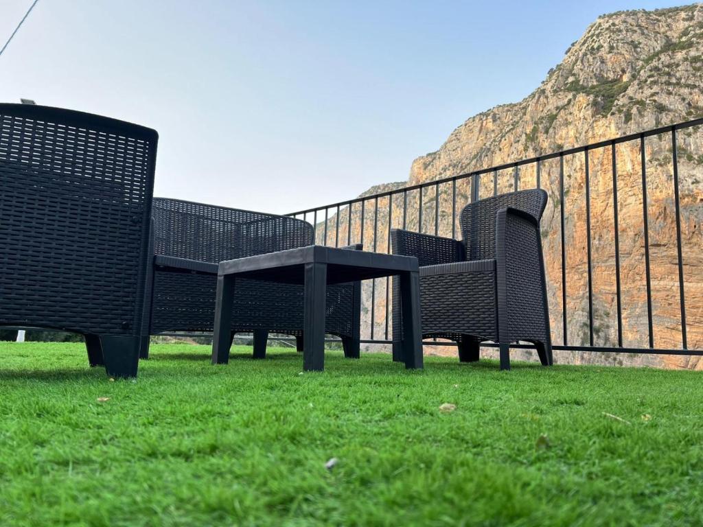 Nespecifikovaný výhled na hory nebo výhled na hory při pohledu z bed and breakfast