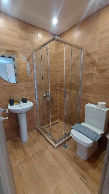 Koupelna v ubytování Unique Experience Apartment’s