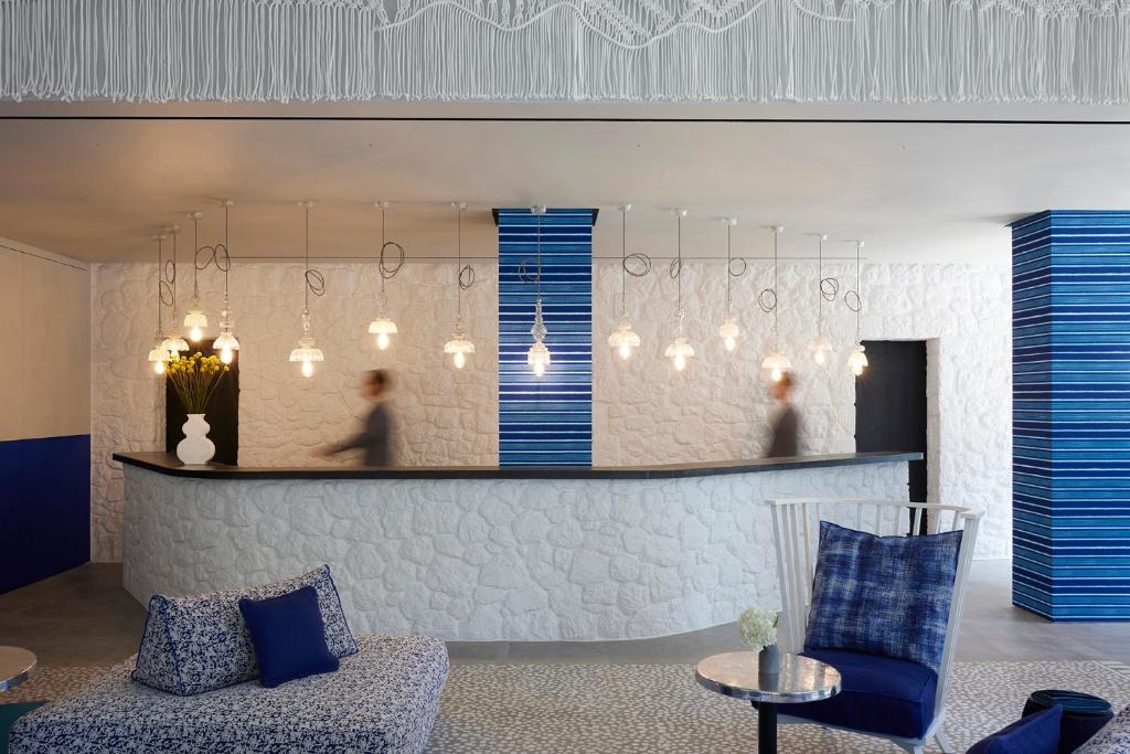 Część wypoczynkowa w obiekcie Hotel Fresh
