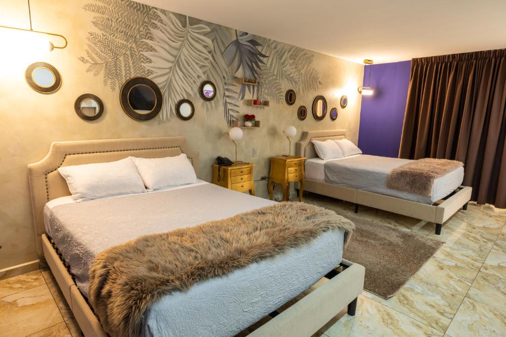 Postel nebo postele na pokoji v ubytování Basha Hotel & Restaurant
