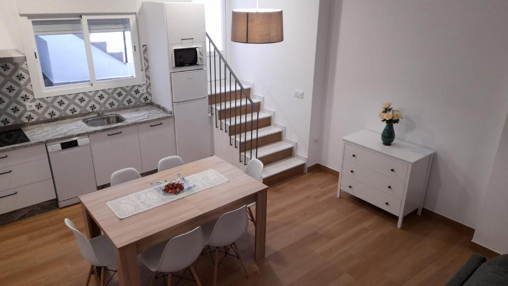 Kuchyň nebo kuchyňský kout v ubytování Casa Los García
