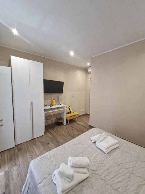 Cama o camas de una habitación en Cozy Luxury Room Turati