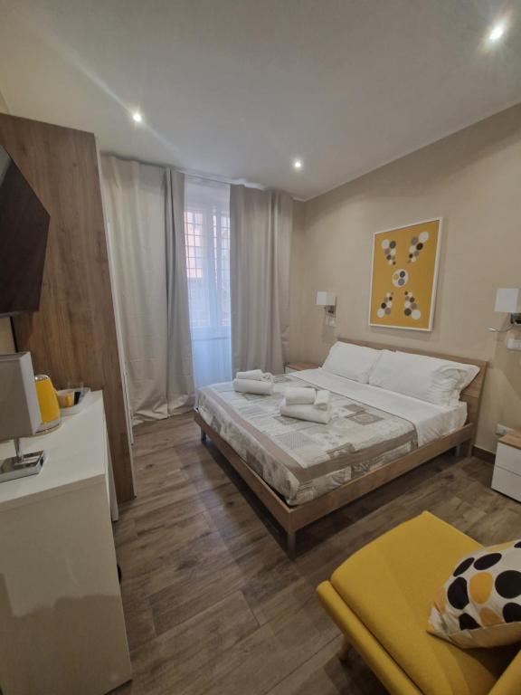 Cama o camas de una habitación en Cozy Luxury Room Turati