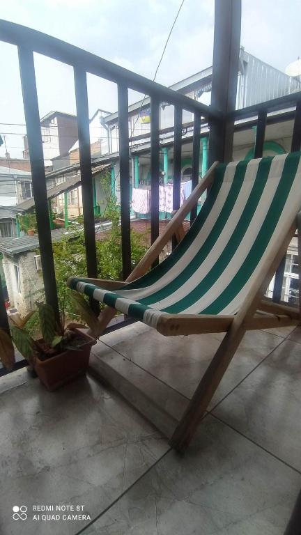 Balkón nebo terasa v ubytování George Apartment