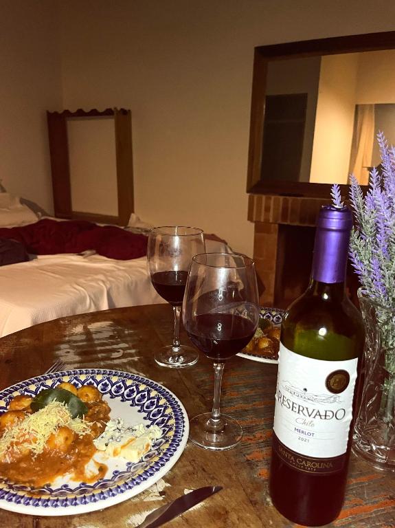 Nápoje v ubytování Chalés Paraty Real