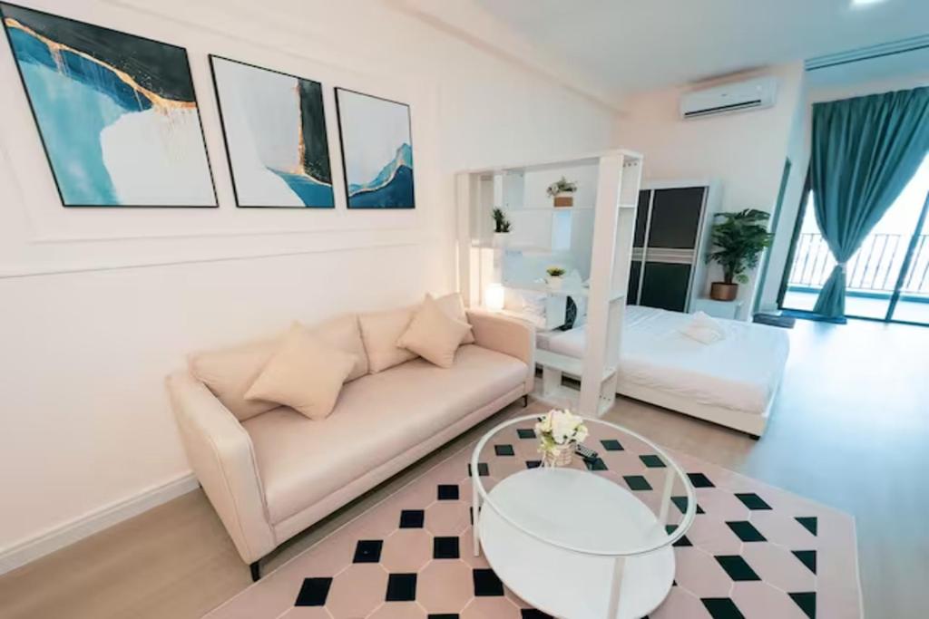 Posezení v ubytování Netizen Cozy Suite By GUESTONIC