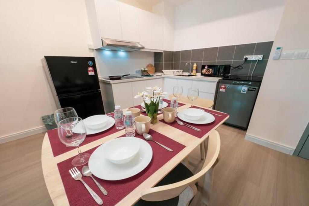 Kuchyň nebo kuchyňský kout v ubytování Netizen Cozy Suite By GUESTONIC