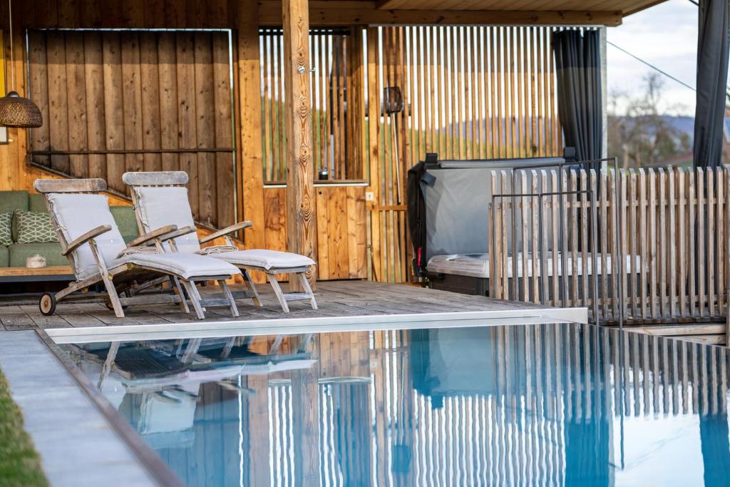 The swimming pool at or close to Stadl Niglberg Südsteiermark