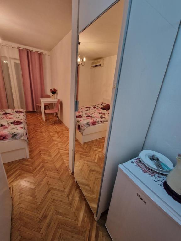 Postel nebo postele na pokoji v ubytování Vila Lidus